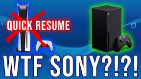 PS5 DOES NOT Have A Quick Resume Feature Like The Xbox Series X