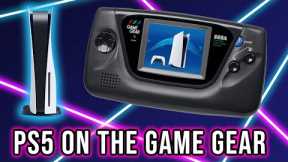 Playing The PlayStation 5 On The Sega Game Gear
