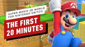 The First 20 Minutes of Super Mario 3D World for Nintendo Switch Gameplay