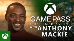 Anthony Mackie’s first time trying Xbox Game Pass | Xbox Sessions