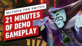 21 Minutes of Miitopia Nintendo Switch Demo Gameplay