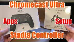 Stadia Setup - Chromecast Ultra - Stadia Controller - A quick look at setup / gaming on 4k TV and PC