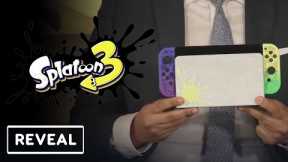 Splatoon 3 Special Edition Nintendo Switch OLED and Pro Controller Reveal | Nintendo Treehouse