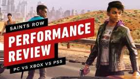 Saints Row: Performance Review PS5 vs Xbox Series X|S vs PC vs Xbox One X