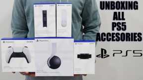 All PlayStation 5 Accessories - Unboxing and Review of Next Gen Console Hardware