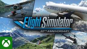 Microsoft Flight Simulator - 40th Anniversary Announce - 4K - Xbox & Bethesda Games Showcase 2022