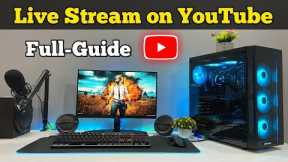 How to Live Stream Gameplay to Youtube from PC (Hindi Full Guide)