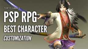 Top 15 Best PSP RPG Games with Best Character Customization!