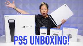 Sony PS5 Unboxing + PlayStation 5 Accessories!