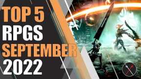 Top 5 NEW RPGs of September 2022 - (JRPG, Tactical RPG, Action RPG, Turn-Based RPG and Souls-like!)