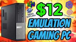 $12 Emulation Gaming PC - Budget Friendly Retro Gaming Computer | Gamecube Sega Saturn N64 & More...
