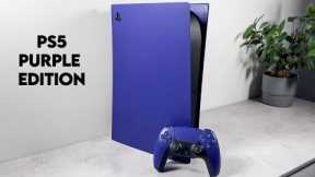 Customising My PS5: The PlayStation 5 Purple Edition!