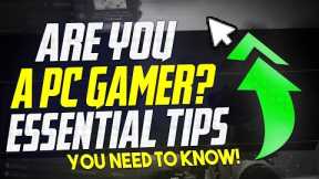 Quick PC GAMING Tips EVERYONE should know! 🔧✅