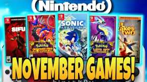 NEW Nintendo Switch November 2022 Games Are Finally HERE!