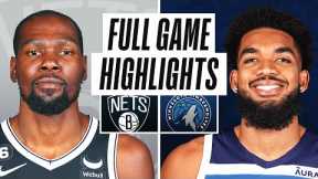NETS at TIMBERWOLVES | NBA PRESEASON FULL GAME HIGHLIGHTS | October 14, 2022