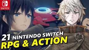 21 BEST Nintendo Switch RPG & Action Games in 2022 !