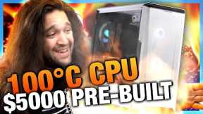 Pure Incompetence: $5,000 Pre-Built Gaming PC Filled with Mistakes (Skytech Mark 9)