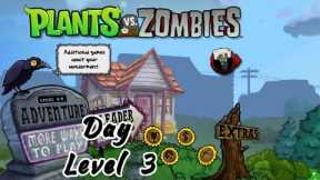 Plants vs Zombies - Adventure Day Level 3 | XBOX version #plantsvszombies #xbox
