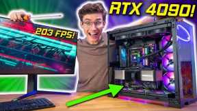 The ULTIMATE RTX 4090 Gaming PC Build! 😲 Full Gameplay Benchmarks w/ Ryzen 7950X!