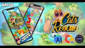Cats Rescue game app Android Studio  and Admob