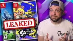 Nintendo's Major Leaking Problem With Nintendo Switch Games...