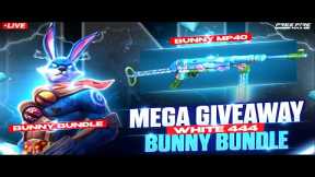 Free Fire Live bunny bundle Teamcode Giveaway | Diamond Giveaway Live | Free Fire Live Giveaway