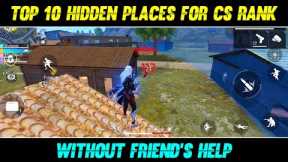 BEST HIDDEN PLACES IN CLASH SQUAD IN FREE FIRE | CS RANK PUSH TIPS AND TRICKS | CLASH SQUAD RANK