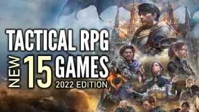 Top 15 Best NEW Tactical/Strategy RPG That You Should Play | 2022 Edition