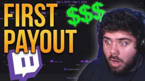 How Much MONEY Do Small Twitch Streamers Make? | My First Twitch Payout!