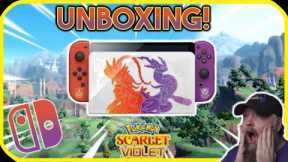 NEW Nintendo Switch Pokemon Scarlet and Violet OLED UNBOXING & Review