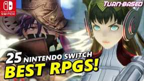 25 BEST Nintendo Switch Turn-based RPGS !