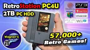 PC Retro Gaming Hard Drive (External 2TB) with over 57k Games - 1min Setup!