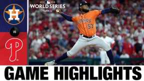 Astros vs. Phillies World Series Game 4 Highlights (11/2/22) | MLB Highlights
