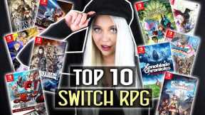 TOP 10 RPG Games on Nintendo Switch!! (feat. Erick Landon RPG)