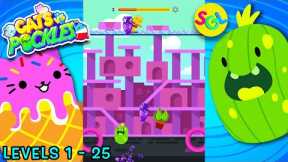 Cats vs Pickles Game App Level 1-25 | Smiles Giggles Laughs iPhone iPad Gameplay