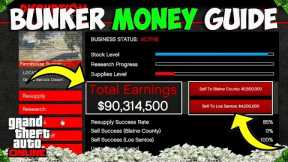 How I Made Over $3,000,000 Every Bunker Sell Mission! | BEST GTA 5 Online Money Guide Right Now!