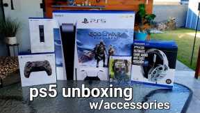 ps5 unboxing with accessories