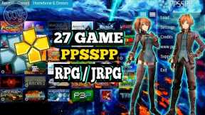 Top 27 Game PPSSPP RPG (role playing game) terbaik sepanjang masa
