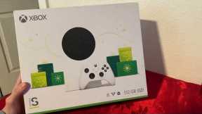 Xbox Series S Holiday Console Edition Unboxing
