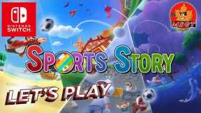 LET'S PLAY SPORTS STORY on Nintendo Switch Performance Review and First Impressions