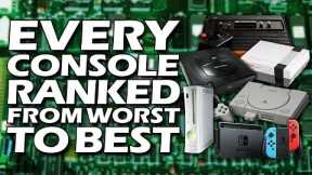 Every Video Game Console Ranked From WORST To BEST