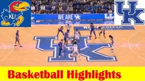 #9 Kansas vs Kentucky Basketball Game Highlights 1 28 2023