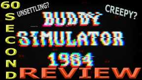 Buddy Simulator 1984 60 Second Review Nintendo Switch #Shorts