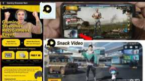 How to apply for streaming game live in snackvideo. Snack video per game stream kerny ki ijazat kais
