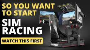 So you want to start Sim Racing? WATCH THIS first.