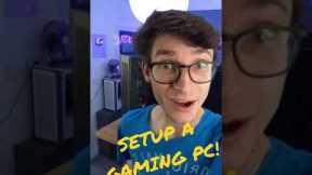 How To PROPERLY Set Up Your Gaming PC ! #shorts