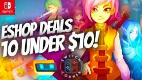 New Nintendo ESHOP Sale Now Live! 10 Under $10! Nintendo Switch ESHOP Deals!