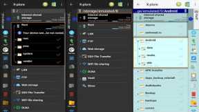 X-plore (by Lonely Cat Games) - free offline file manager app for Android.