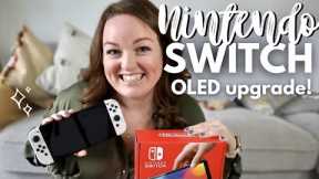 NINTENDO SWITCH OLED! 🎮 unboxing, upgrading from switch lite & first impressions review • UK Gaming
