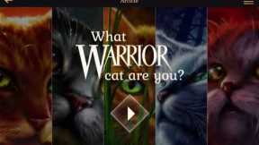 Some Warrior Cats games and Quizzes app name in description